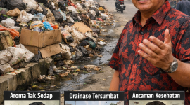 RAYA – Masalah tumpukan sampah di kawasan Raya hingga kini masih menjadi keluhan utama warga dan pengguna jalan. Meski sudah berlangsung cukup lama, penanganan limbah rumah tangga ini dinilai belum menyentuh solusi permanen, sehingga pemandangan kumuh dan aroma tidak sedap masih terus menghantui wilayah tersebut