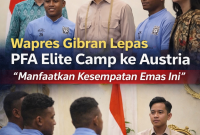 JAKARTA – Wakil Presiden Gibran Rakabuming menerima kunjungan para atlet muda berbakat dari Papua Football Academy (PFA) Elite Camp di Istana Wakil Presiden, Jakarta, Rabu (11/02/2026). Pertemuan ini menjadi momentum penting bagi putra-putra terbaik Papua yang akan berangkat ke Austria guna menjalani program training camp dan seleksi bersama sejumlah klub sepak bola profesional.