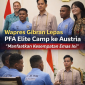 JAKARTA – Wakil Presiden Gibran Rakabuming menerima kunjungan para atlet muda berbakat dari Papua Football Academy (PFA) Elite Camp di Istana Wakil Presiden, Jakarta, Rabu (11/02/2026). Pertemuan ini menjadi momentum penting bagi putra-putra terbaik Papua yang akan berangkat ke Austria guna menjalani program training camp dan seleksi bersama sejumlah klub sepak bola profesional.