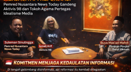JAKARTA – Di era ledakan disinformasi yang kian mengaburkan kebenaran, media dituntut kembali ke khitahnya sebagai pilar keempat demokrasi. Menyadari tanggung jawab besar tersebut, Pemimpin Redaksi Nusantara News Today, Suleman Sinulingga, melakukan langkah strategis dengan menemui tokoh Aktivis 98, Ismail Arif, serta Pimpinan Pondok Pesantren Darul Hikmah, Buya Mas'ad Mahdi, Kamis (26/02/2026).