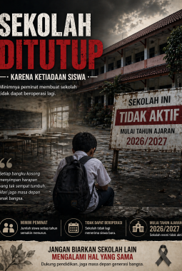 Minim Peminat Puluhan Sekolah Swasta Tidak Lagi Beroperasi